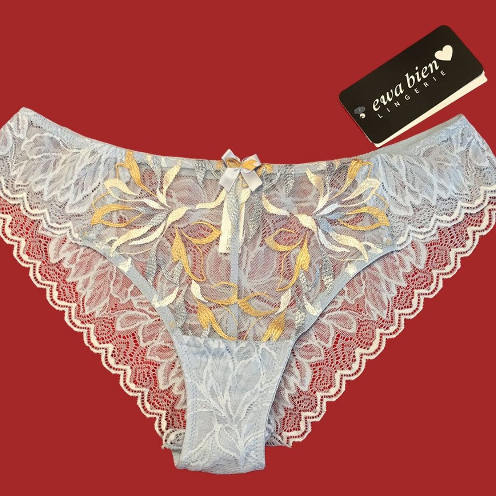 Ewa Bien Luxurty Lingerie Tanga Panty with exquisite lace and rich embroidery